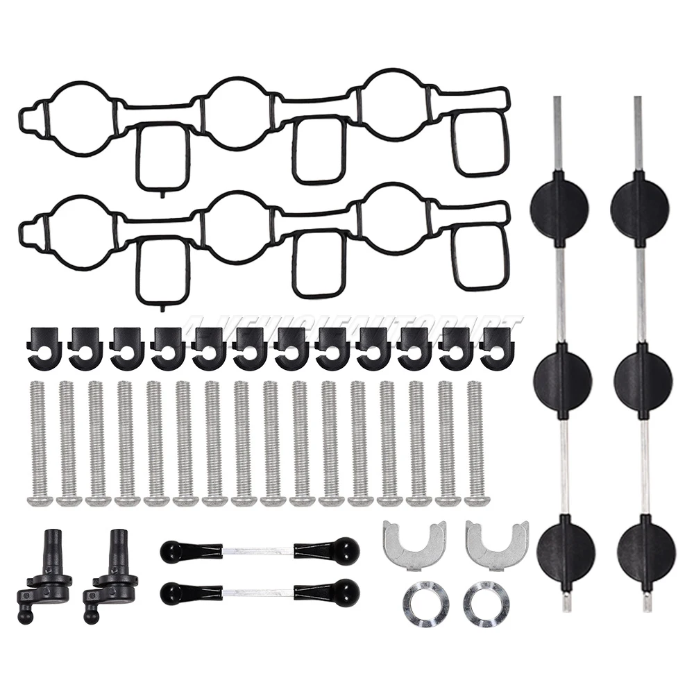059129711 059129712 For Audi A4 A6 A8 Q7 VW Touareg Phaeton 1Set New Intake Manifold Flap Replacement Gasket Kit Car Accessories - view 6