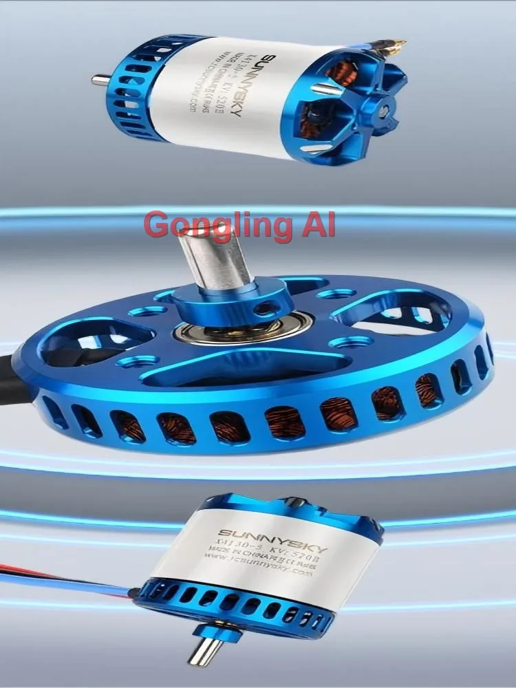 Sunnysky Borstelloze Motor X4120 X4125 X4130 KV210 KV420 KV440 KV480 KV515 KV550 Afstandsbediening Quadcopter Vliegtuigen Vaste Vleugel DIY