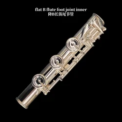 Flute Accessories Repair Parts Flat B Interior Diameter of Head Joint 19.9mm silvering