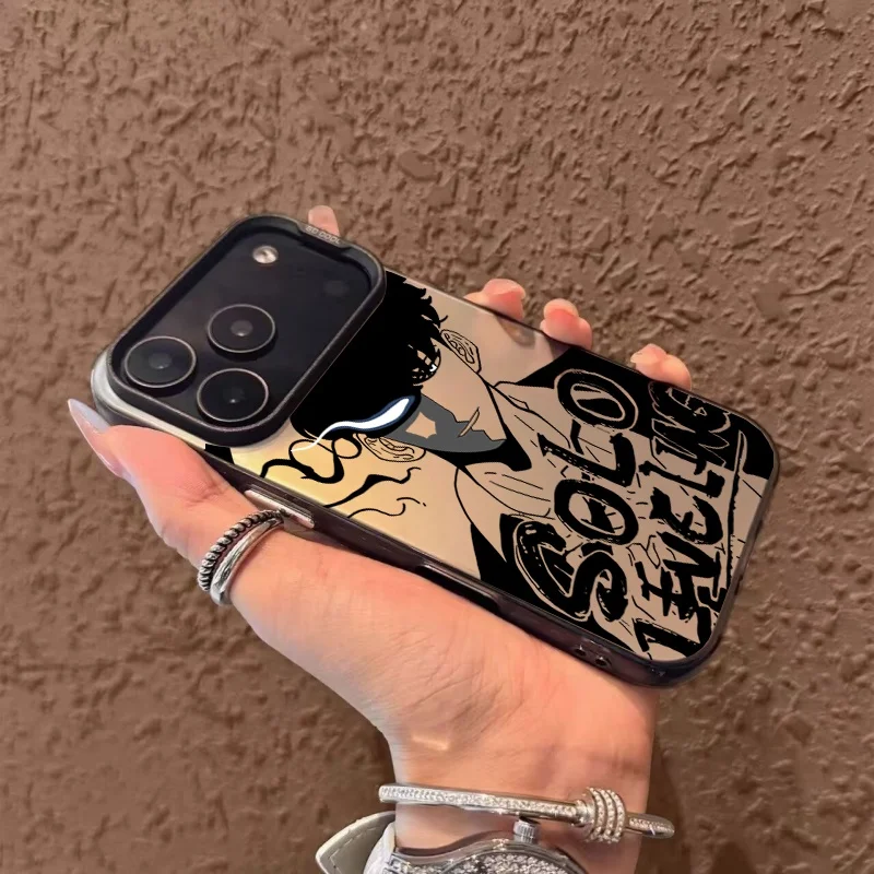 أنيمي سولو التسوية جراب هاتف ل ممن لهم رينو 14 13F 12F 11F 12 10 11 13 برو 8T 7 8 10 برو زائد A3X العثور على X8 غلاف الصلب IMD غطاء #1