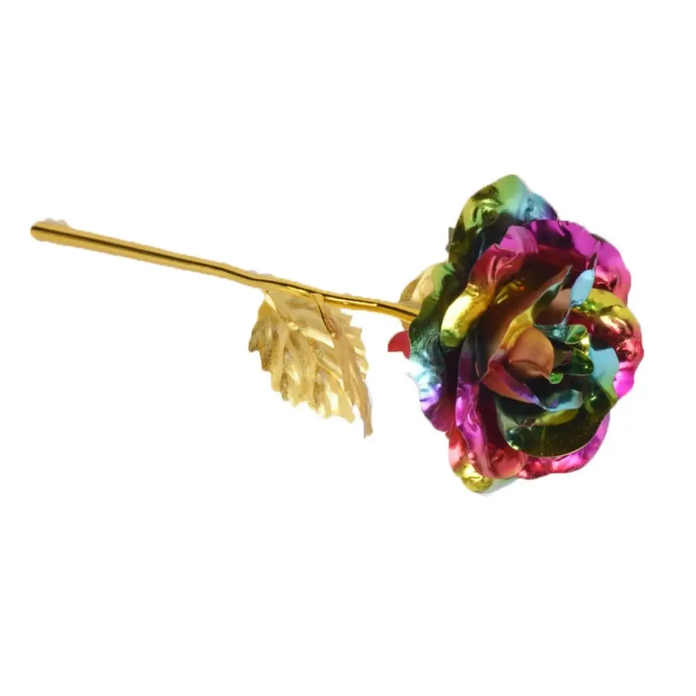 Safe Golden Foil Rose Flower Golden Foil Rose Flower Artificial Rose Flower Simulation Gold Foil Rose Pendant Valentines Day