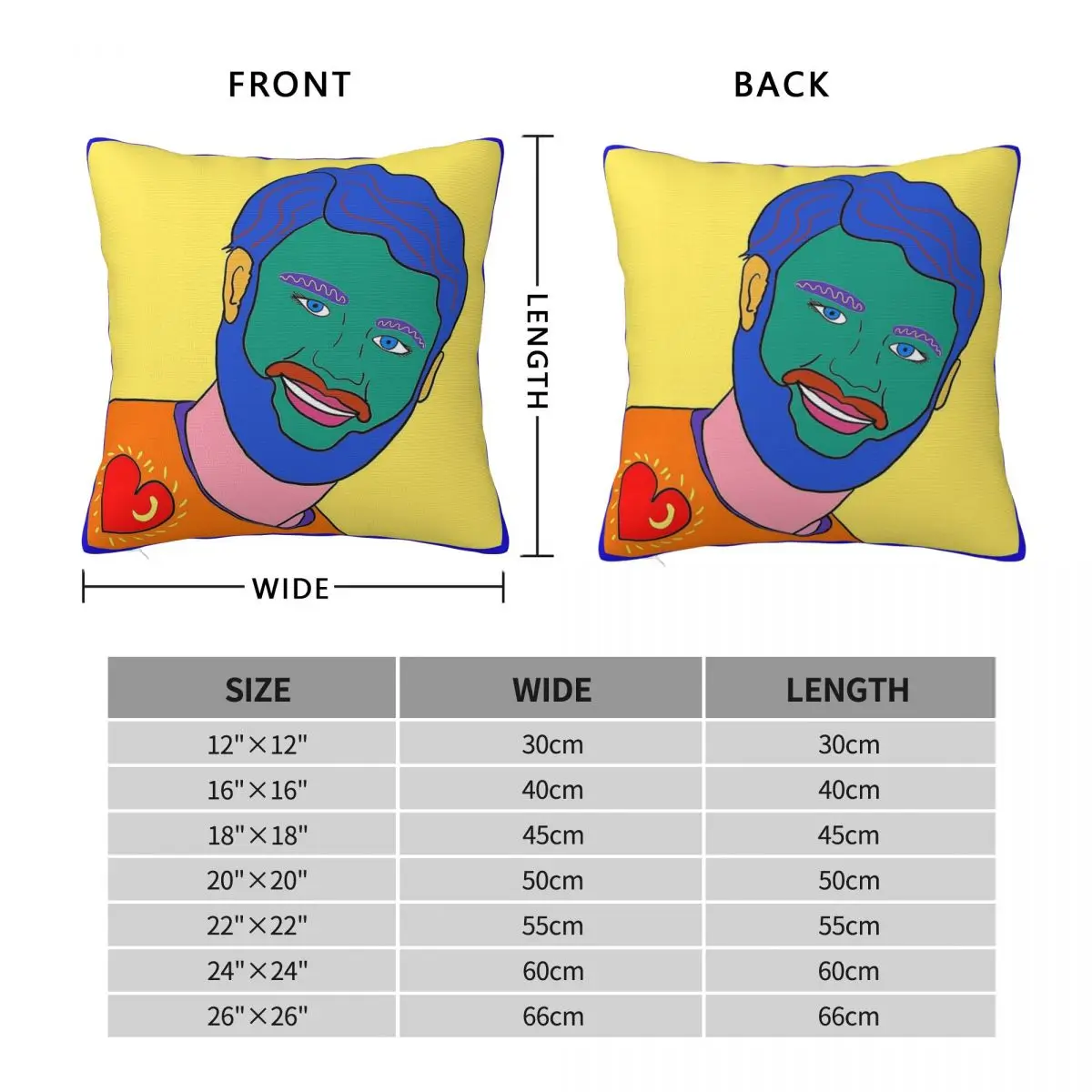 Lovable Nate Square Pillowcase Polyester Linen Velvet Pattern Zip Decorative Throw Pillow Case Sofa Cushion Cover 45x45