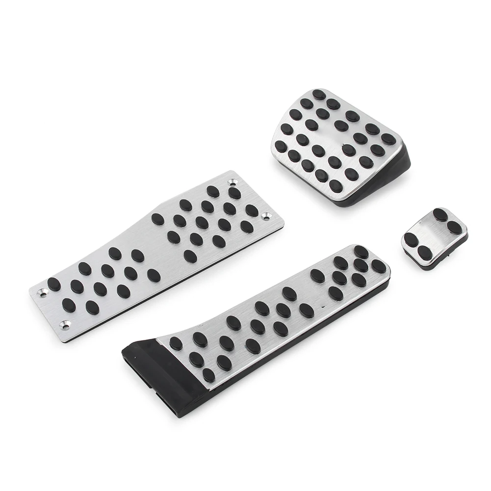 Car Throttle Brake Fuel Pedal Cover Set For Mercedes Benz C Class 2015-2019 & E Class GLC Class 2016 2017 2018 2019 4Pcs
