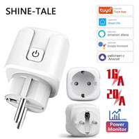 TUYA Smart WiFi EU Plug Adapter Home Automation 16A/20A Smart Socket Timer 110V/220V APP Remote Voice Control Alexa Google Home