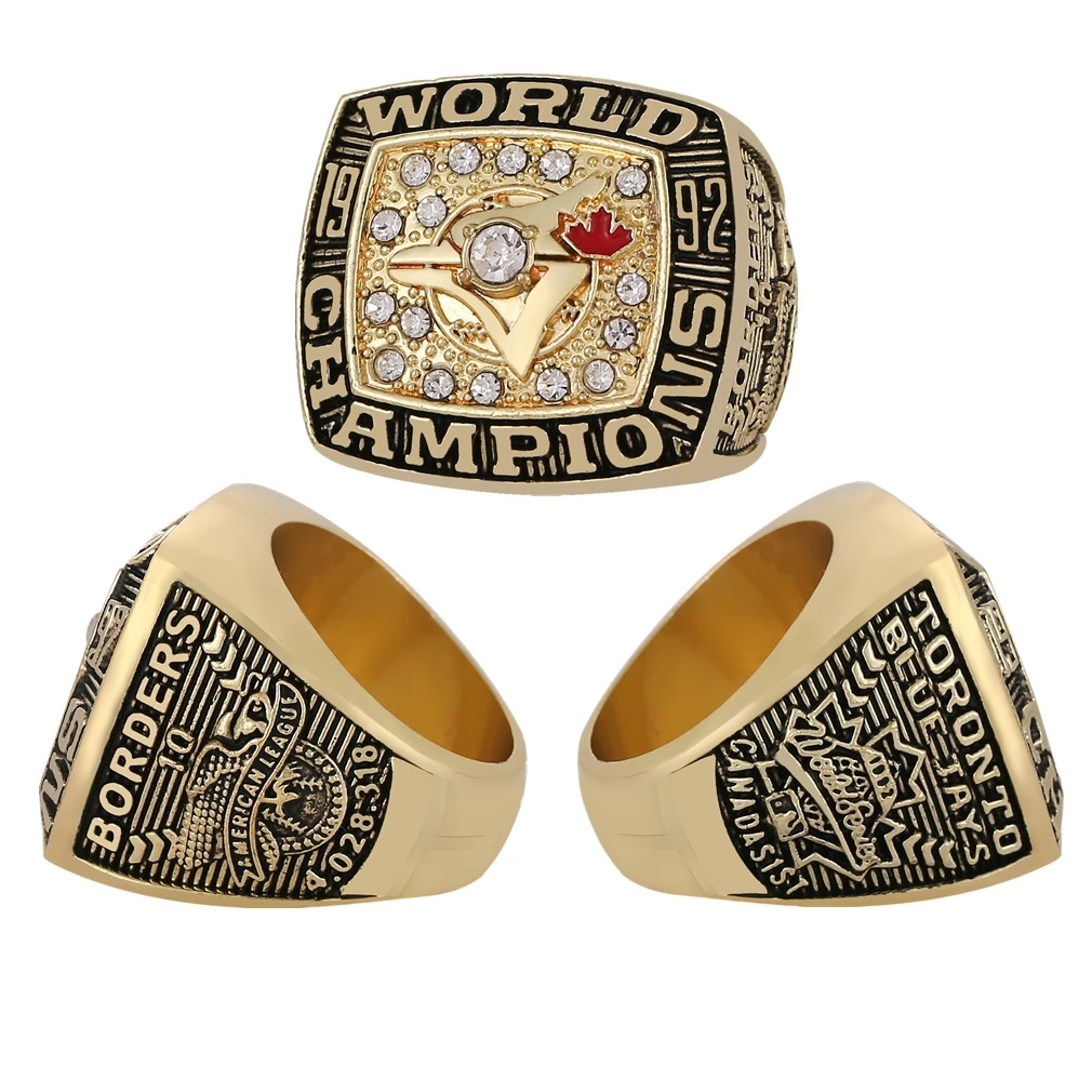 New 1992 Championship Style Ring accessories Stainless Steel Alloy baseball Fan Collectible Jewelry fans gift 2025
