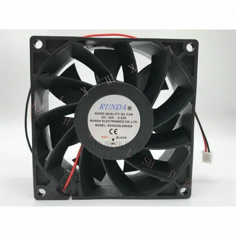 Ventilador de refrigeración NN para RUNDA RDH9238L24N42A DC24V 0.32A 9238 92mm