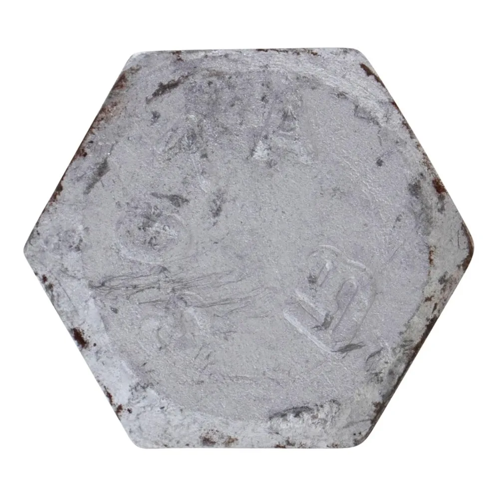 مسامير سداسية من الدرجة الأولى 3/4-10 × 11-1/2 بخيط 6 بوصة، 25 عبوة، مجلفنة ذات غمس ساخن، مشابك شديدة التحمل #2