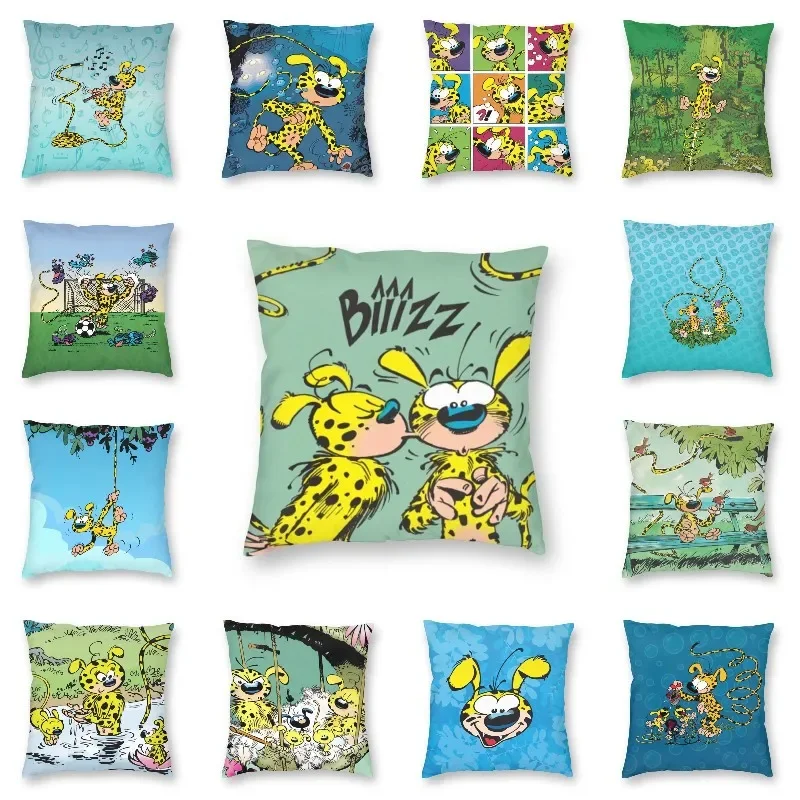 Marsupilami Cushion Cover 40x40 Decoration Printing Cartoon Anime Characters Throw Pillow for Sofa Double Side