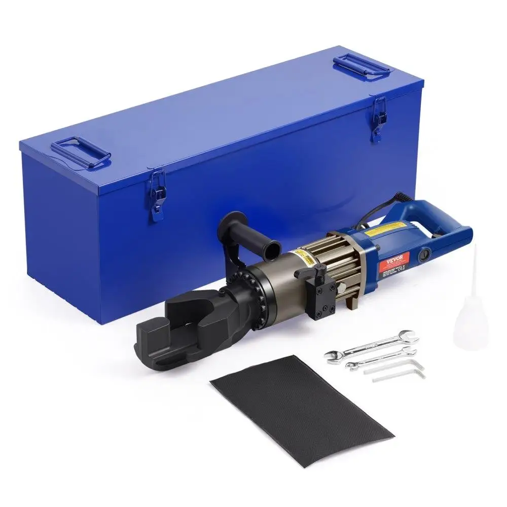 

1500W Electric Hydraulic Rebar Bender for 3/4 Inch #6 Rebar Cutting and Bending Tool 6-20mm Heavy Duty Machine