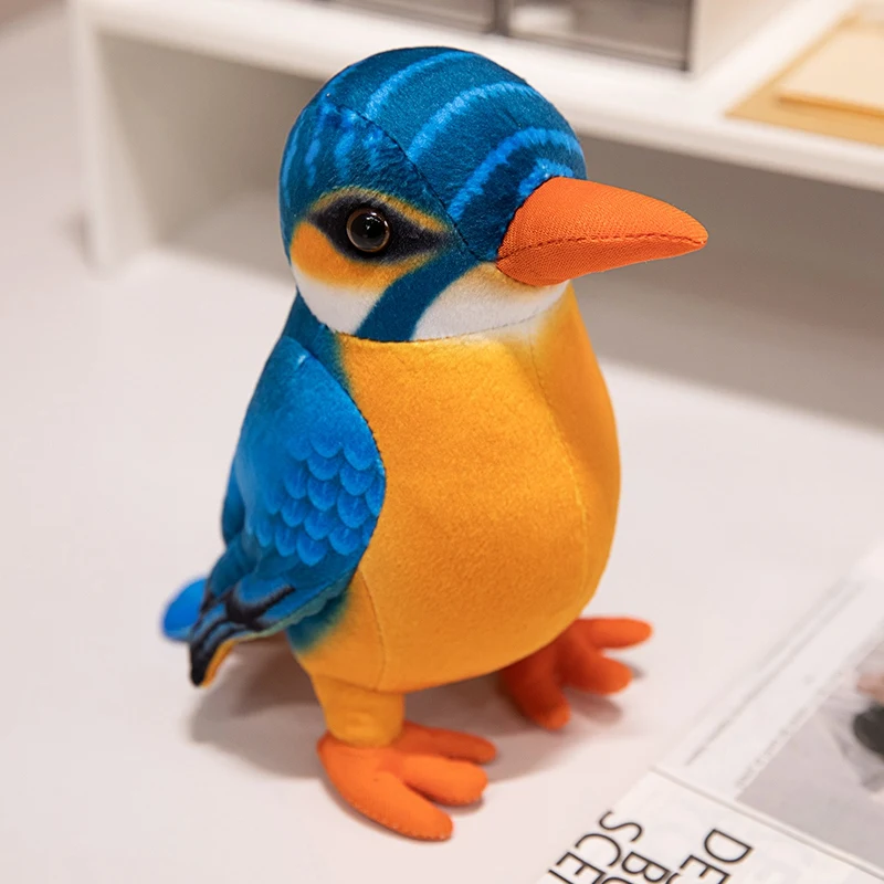 New Lifelike Bird Plush Toys Simulation Woodpecker Plush Stuffed Doll Kawaii Home Decor Cute Birthday Xmas Gifts For Kids