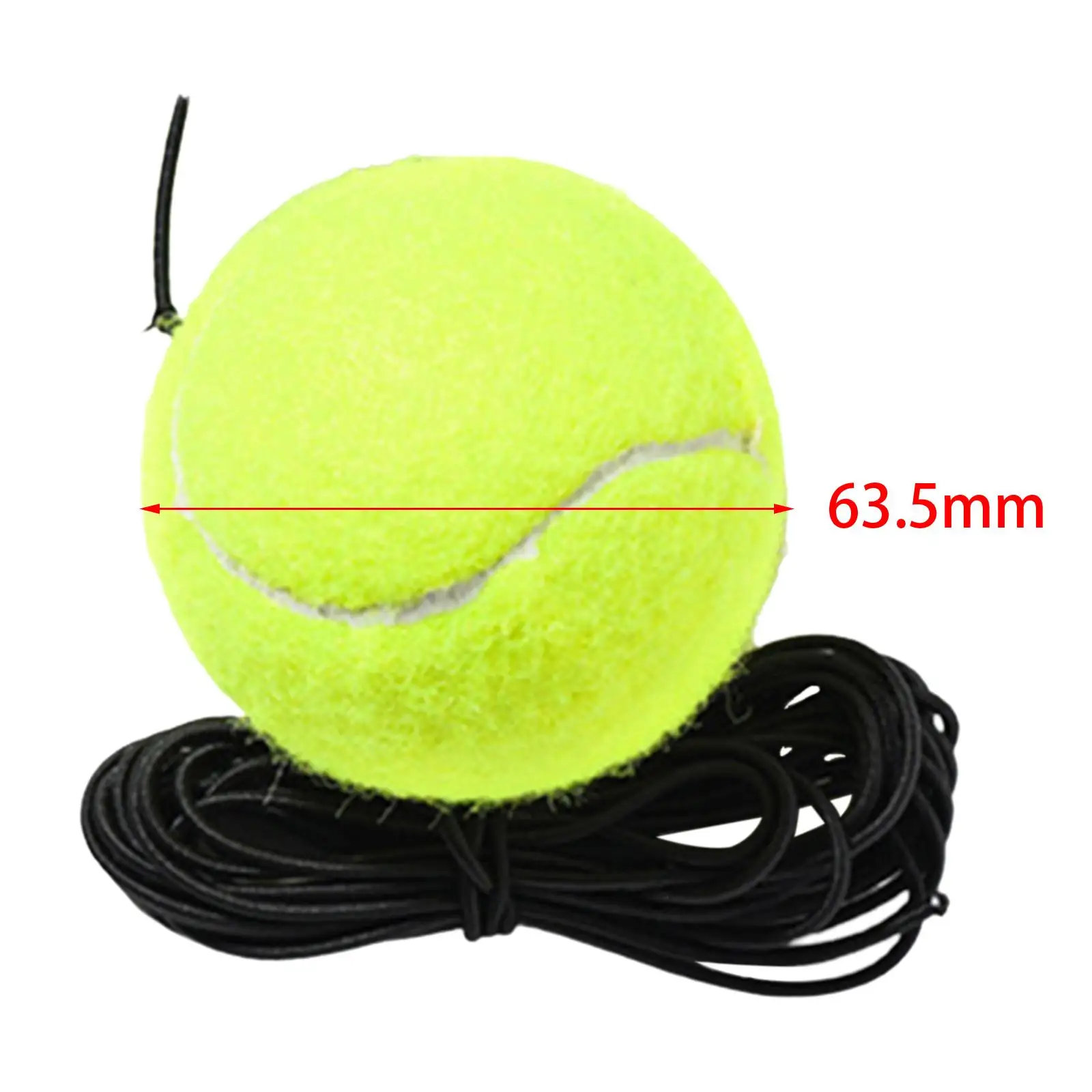 

Tennis Ball Rebounder String Trainer Rubber Material Replacement Equipment for Solo Practice Tennis Coaches and Players