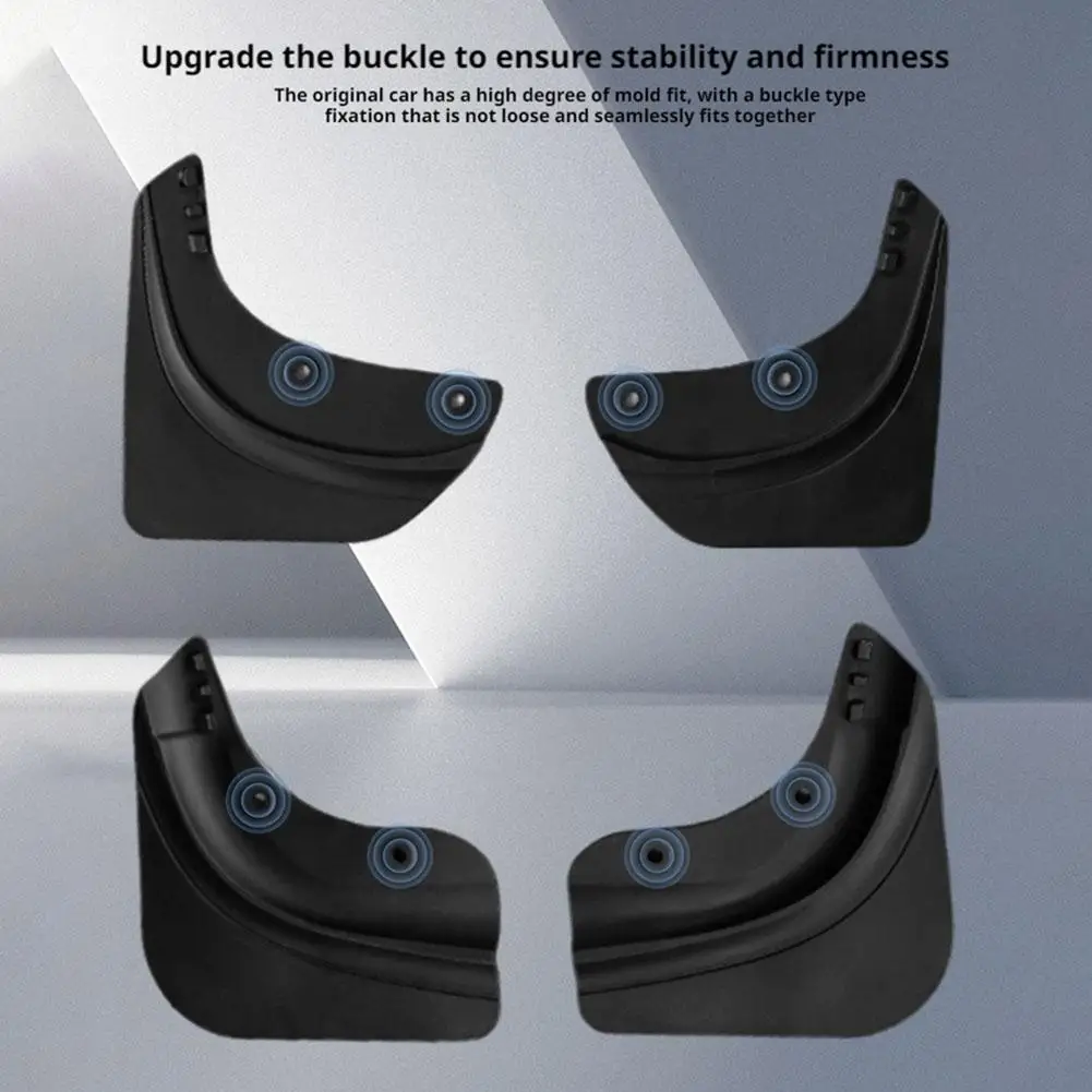 

For 2024Tesla Y Mudguards For Cars Invisible Mud Waterproof Modification Accessories Protection Gear Exteri V9H5