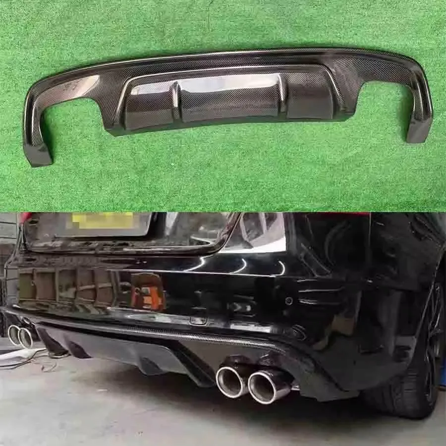 

For Audi A5 Coupe 2009-2011 Regular Two-door Carbon Fiber Car Rear Bumper Diffuser Rear Splitters Spoiler Back lip body kit