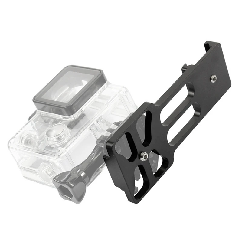 Camera Upgraded CNC Aluminum 20Mm Rail Mount For Gopro Hero 11/10 Insta360 X3 Action Camera