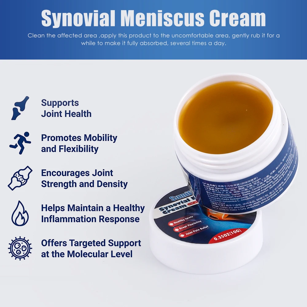 5/10Pcs Sumifun Synovitis Care Ointment Treat Knee Joint Pain Relief Ointment Meniscus Painkiller Massage Medical Plaster 20g