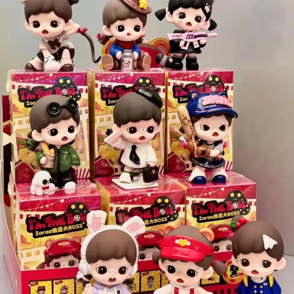طفل زوريا أنا بوس سلسلة صندوق أعمى Kawaii جمع منضدية الديكور عمل أنيمي الشكل مفاجأة غامض الهدايا اللعب