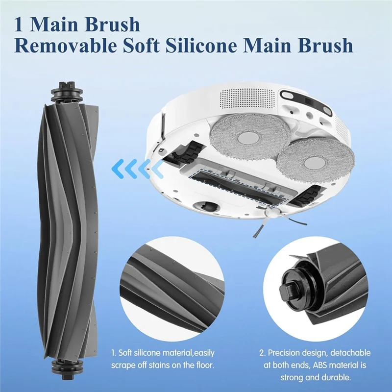 Vendita estiva per Dreame L10S / L10 Ultra Robot aspirapolvere Spazzola laterale principale Mop Panno Pad Filtro HEPA Sacchetti per la polvere Accessori