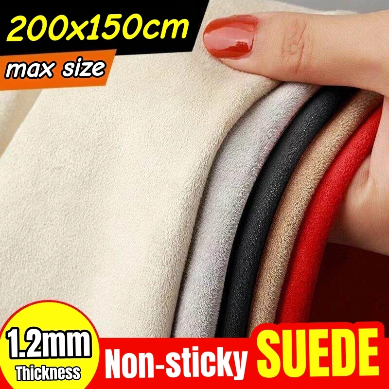 Automotive Suede Headliner Fabric Car Roof Upholstery Material Soft Velvet Lining for Interior Repair Restoration DIY Decoration