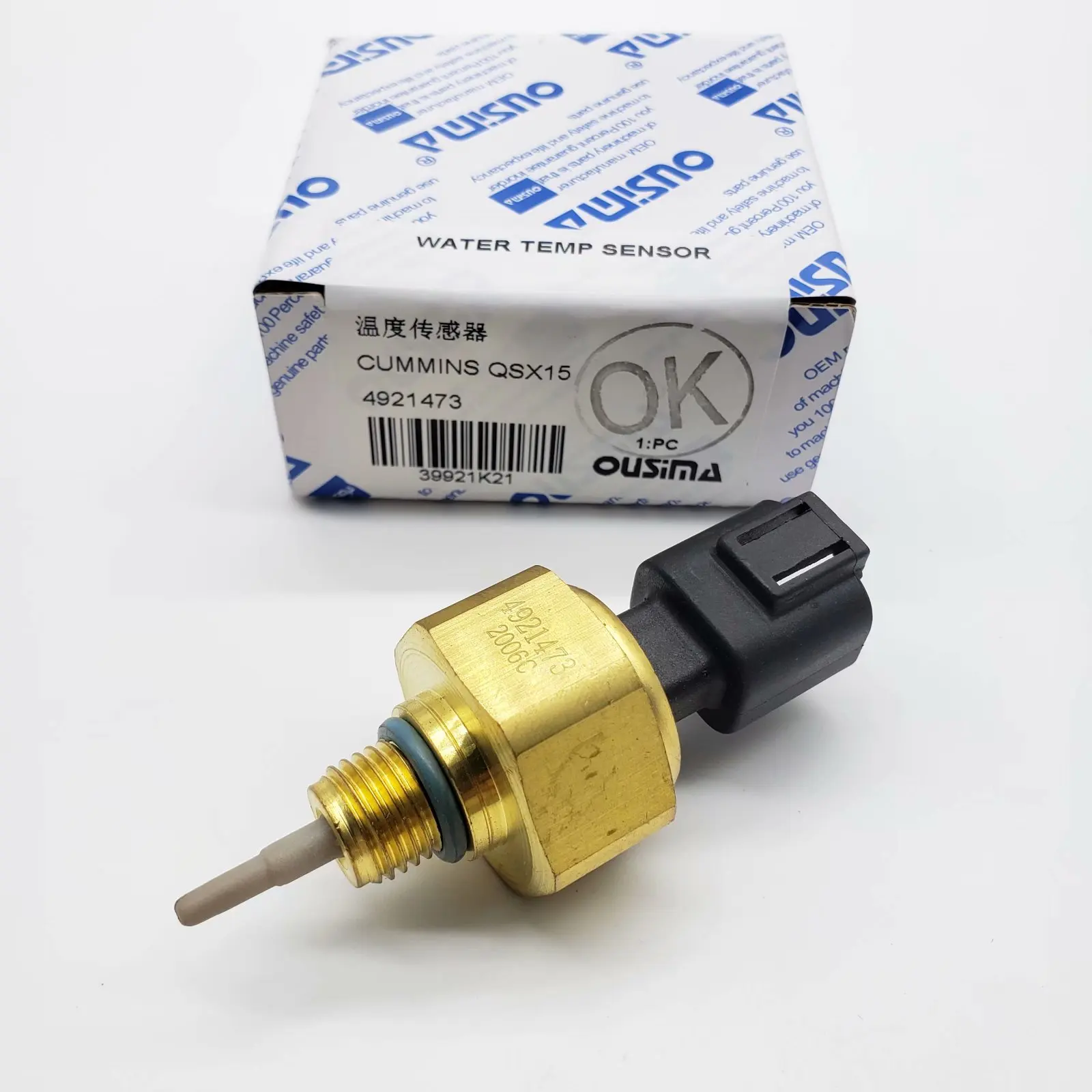 

OUSIMSA Intake Air Temperature Pressure Sensor 4921473 For QSX15