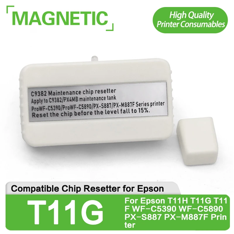 European T11G T11H T11F IP11KB IP11CB IP11MB Ink Cartridge Chip Resetter For Epson WF-C5390 WF-C5890 PX-M887F PX-S887 Printer