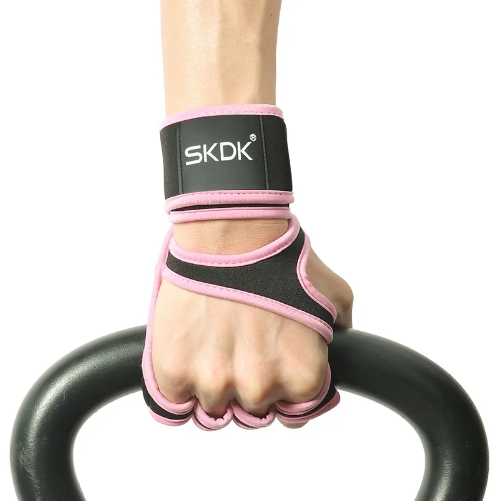 Thicken Weight Lifting Gloves Non-slip Adjustable Cycling Motorcycle Gloves Wear-resistant Durable Fitness Exercise Gloves