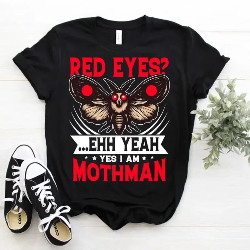 Red Eyes Ehh Yeah Yes I Am Mothman Cryptid Folklore T shirt Size S 5xl