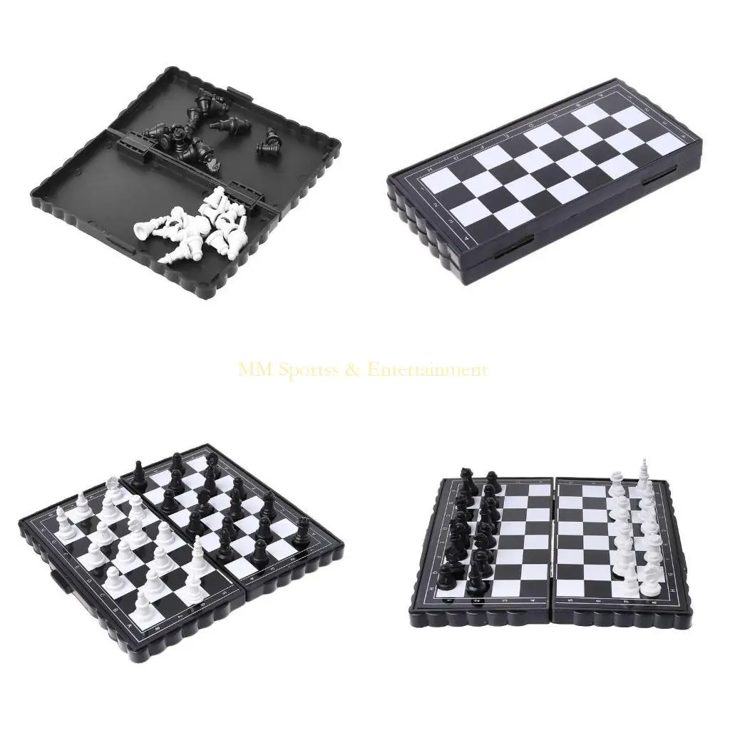 

31be Складная шахматная доска образовательных игрушек, Шахматная игра для путешествий, дети, дети, взрослые взрослые