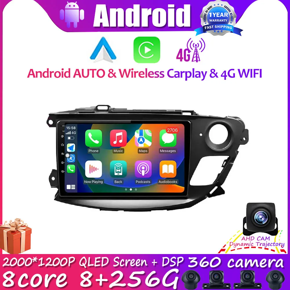 

9inch Android 14 Car Radio Multimedia Player For Buick Opel Envision 2014-2021 GPS Navigation 4G WIFI Auto BT Wirelesss Carplay