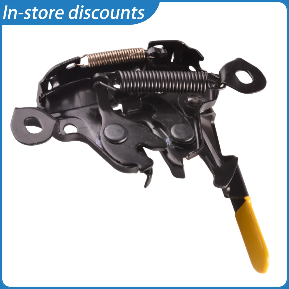 Coated Engine Hood Lock Latch Assembly Tailor to Nissan Sentra 1.8L 2013-2017 oe 656015UD0A,65601-5UD0A Yellow Plastic Dipping