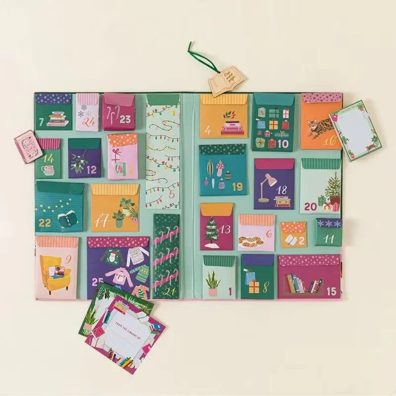 The Book Lover's Advent Calendar 25 Literary Surprises For Book Lovers Christmas Literature Surprise Advent Calendar