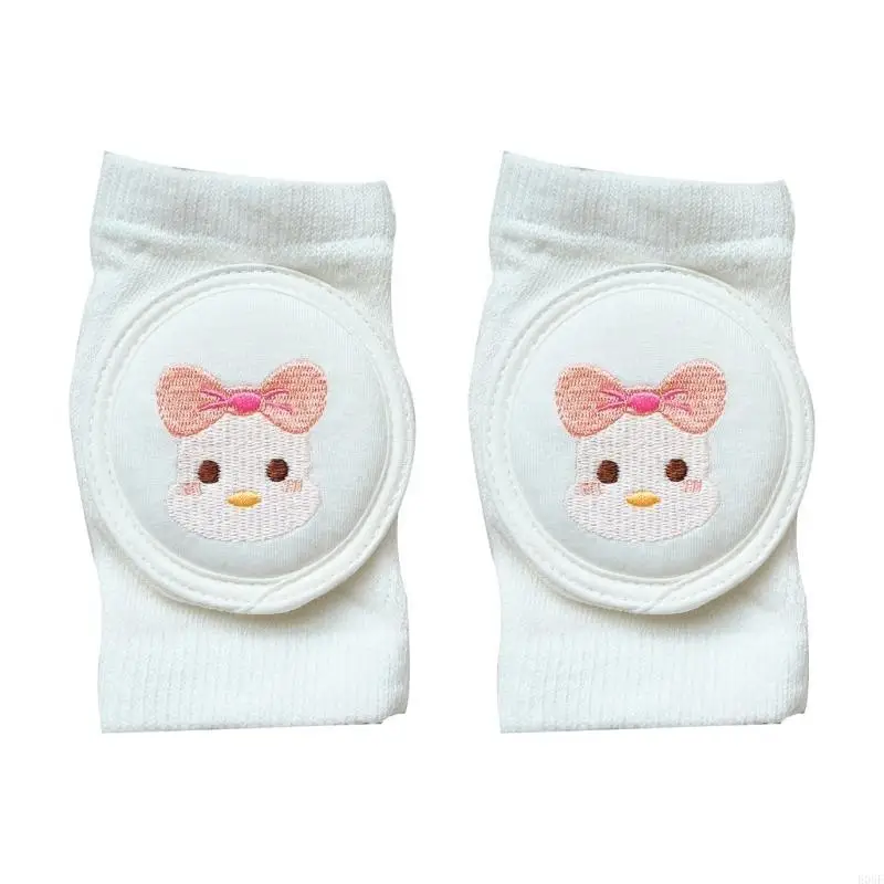 E06F Balita merangkak bantalan lutut pelindung lutut elastis sulaman Keepads for Babies Boys Girl Hurt-Proof Walking Kneepads