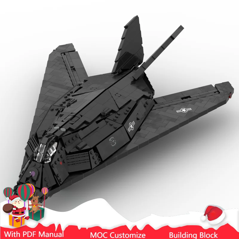 Hot 1134 PCS MOC Spaceship Aircraft Fighter Building Model Custom Puzzle Technology Creative Assembly Advanced Christmas Gifts
