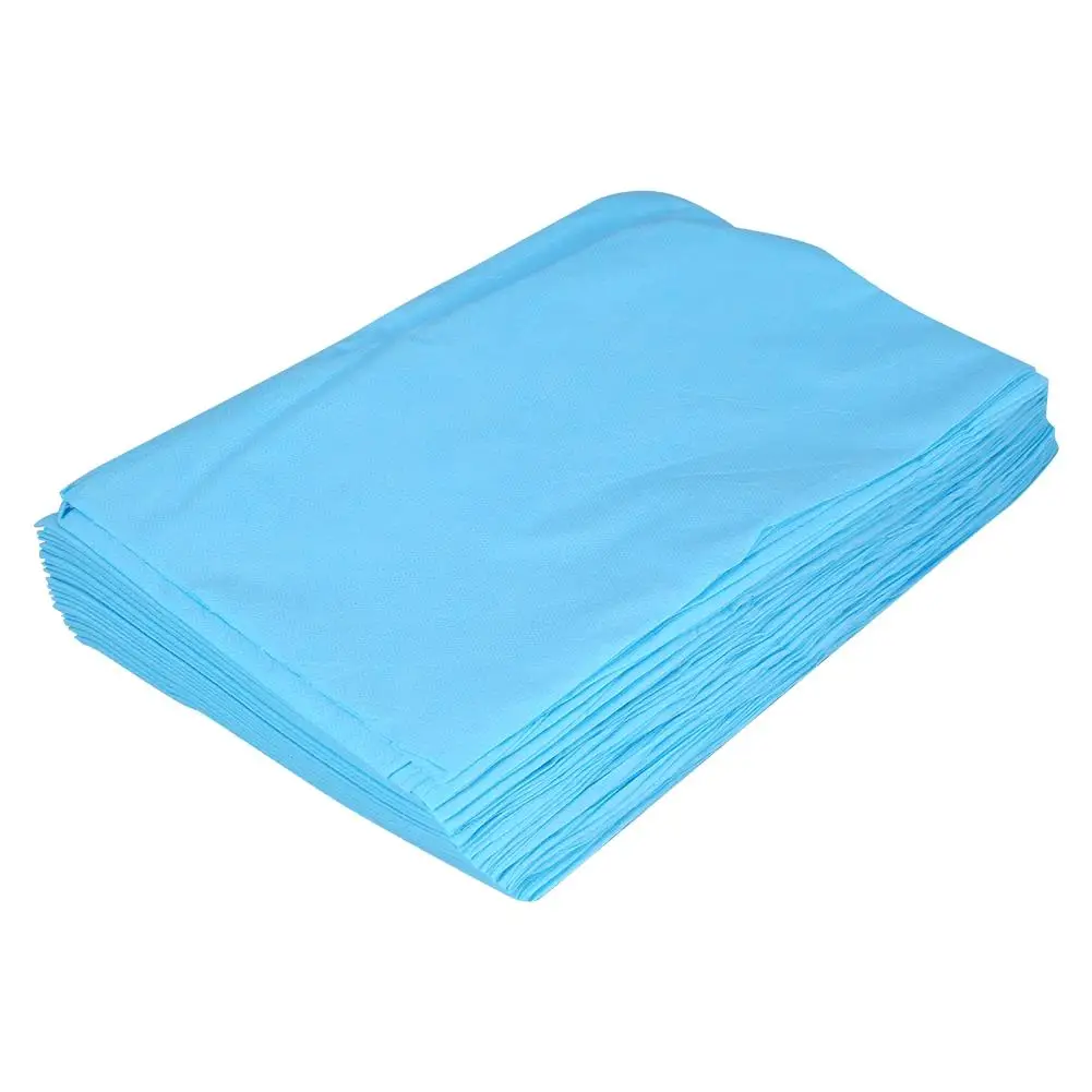 10Pcs 80*180cm Disposable Spa Bed Cover, Waterproof Non-Woven Cotton Table Sheet for Hotels - Anti-Dirt