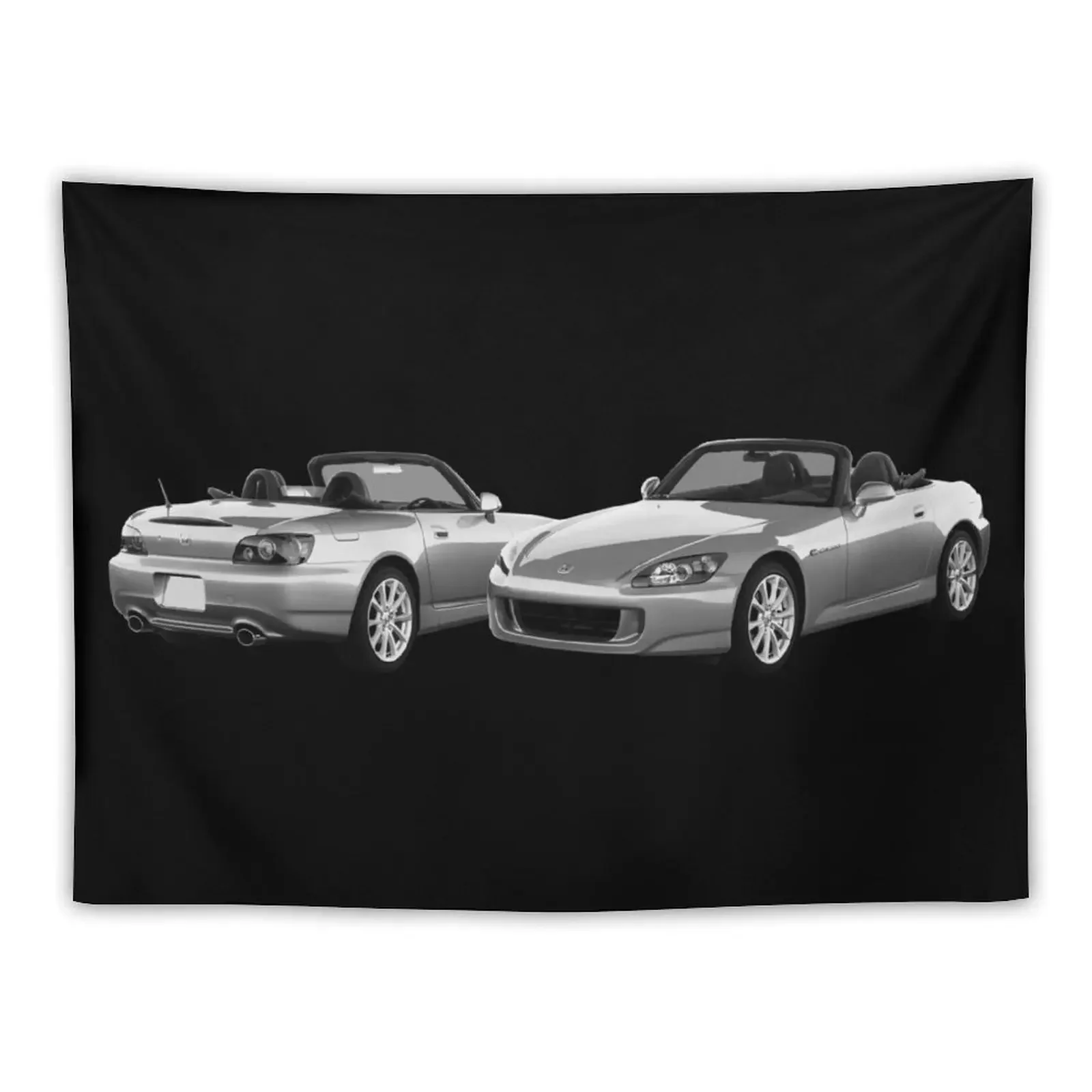 S2000 BLACKWHITE Tapestry Bedroom Decorations Japanese Room Decor Home And Comfort Decor Wall Art Tapestry