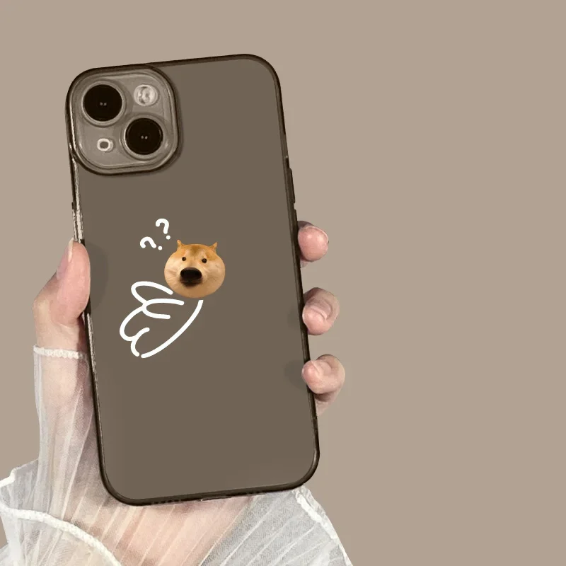 Funny Matchstick Men Dog Cat Phone Case For iPhone 17 16 15 13 11 12 14 Pro Max Mini 7 8 Plus SE X XS XR 17E Clear Covers Fundas