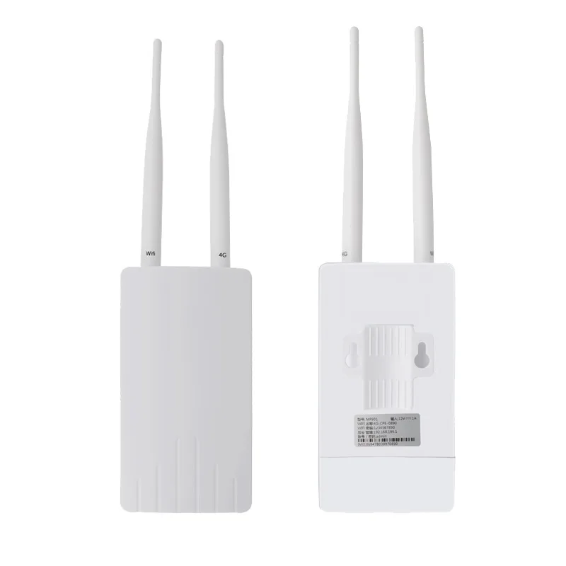 Outdoor 4G Wifi Router 150Mbps Wi Fi Router with Sim Card All Weather Wifi Waterproof Booster Extender EU Plug