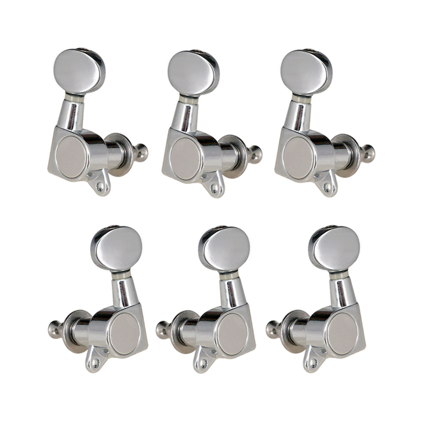 

Guitar String Tuning Pegs Tuning Sealed Machine Heads Grover Tuners Tuning Keys Oval Button 3 Left 3 Right for