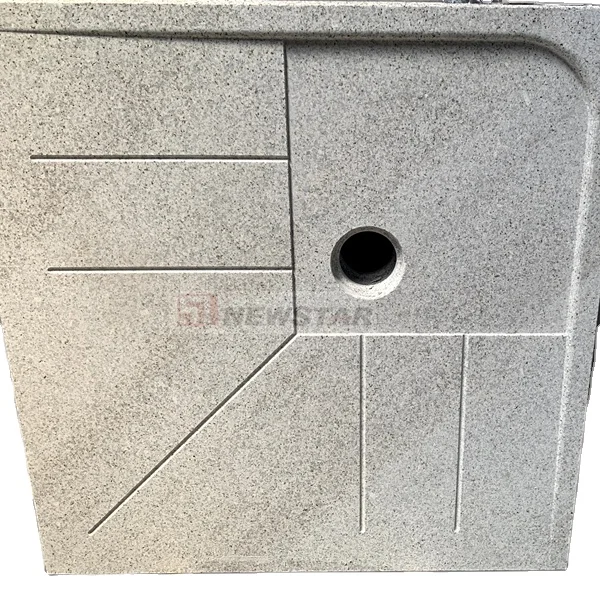 Customized Natural Granite Marble Stone Bathroom Shower Edge Base 90x90 1500 X 1000 36