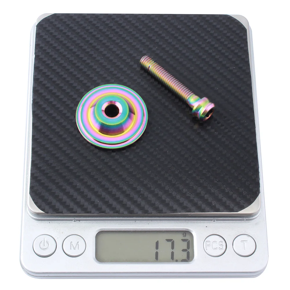 

Bowl Cover 28.6Mm Titanium Alloy Headset Cap For Front Fork Mountain Road Bike Durable Lightweight Accessories Cycling