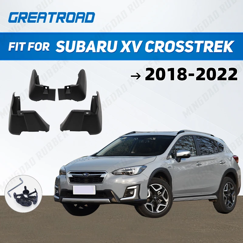 For Subaru XV Crosstrek 2018 - 2022 2019 2020 2021 Car Mudflaps Mud Flaps Splash Guards Mudguards Flap Fender Accessories