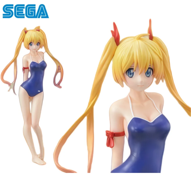 

In Stock Sega Original Sega Nisekoi Kirisaki Chitoge Action Figure Model Doll Brand New Boxed Anime Characters Toys Model Garage