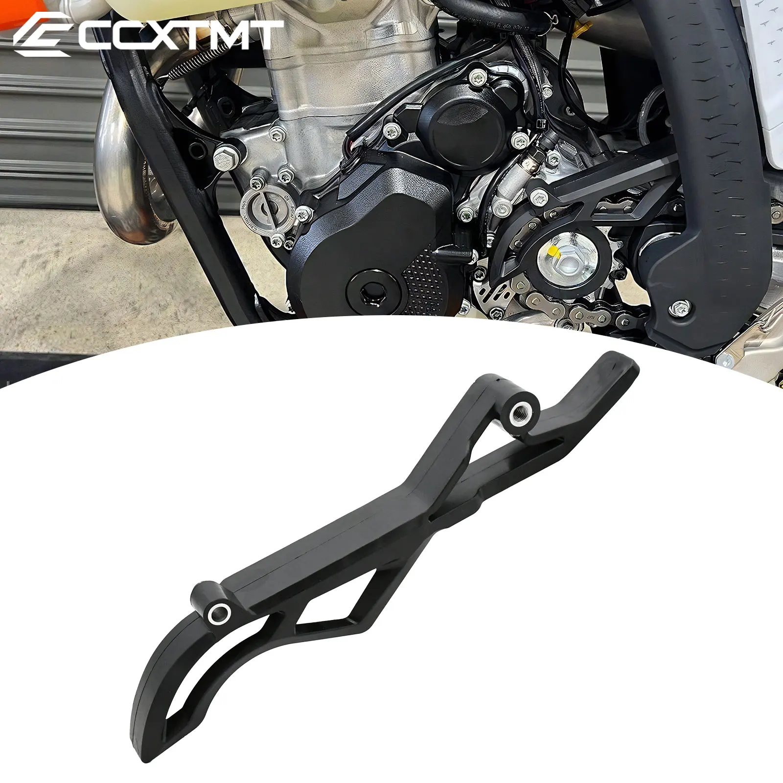 Cubierta de piñón de transmisión de motocicleta, Protector de guía de cadena para Husqvarna FE FX FC, KTM SXF XCF EXCF 250 350 2023 2016-2022