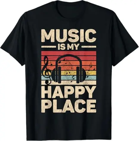 Musik ist mein Glück. Musiker-Outfit. EDM-Musikliebhaber. DJ-T-Shirt. Y2k Rock Streetwear Kleidung. Humor. Konzertbesucher. T-Shirt Geschenk. – Detail 11