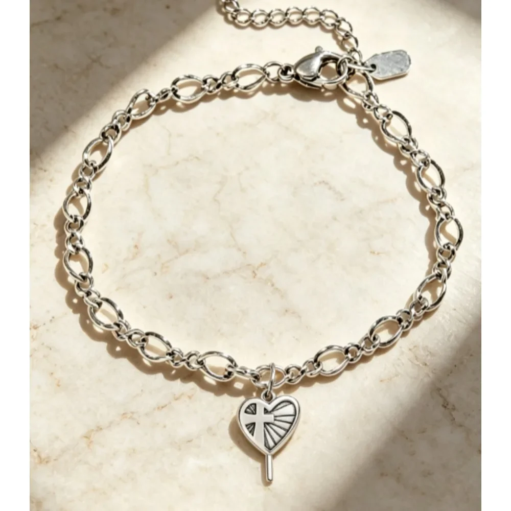 Silver Paperclip Link Chain Charm Bracelet for Women, Enamel Sunflower Texas Home Spicy Heart Te Quiero Mucho Pendant Bracelet, Adjustable Stackable Wrist Jewelry, Trendy Daily Wear Hand Chain, Friendship Birthday Valentine Gift for Girls
