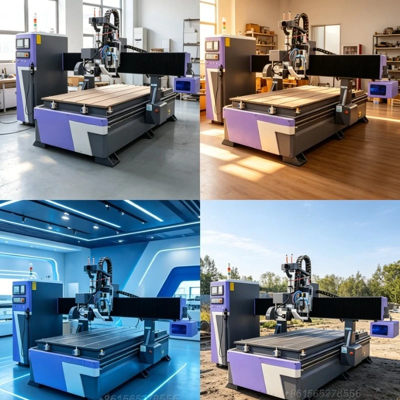 Customized High Precision 4 Axis CNC Router Wood Carving Engraver for Woodworking Acrylic Cutting and PVC Milling