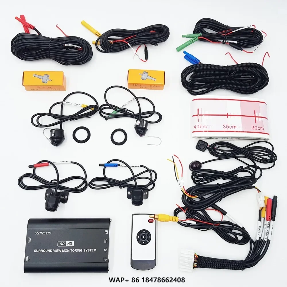 SZDALOS Bird View  System for Pickup Truck HD 3D 360 Surround View System 1080P Car DVR G-Sensor for Pickup Car Model