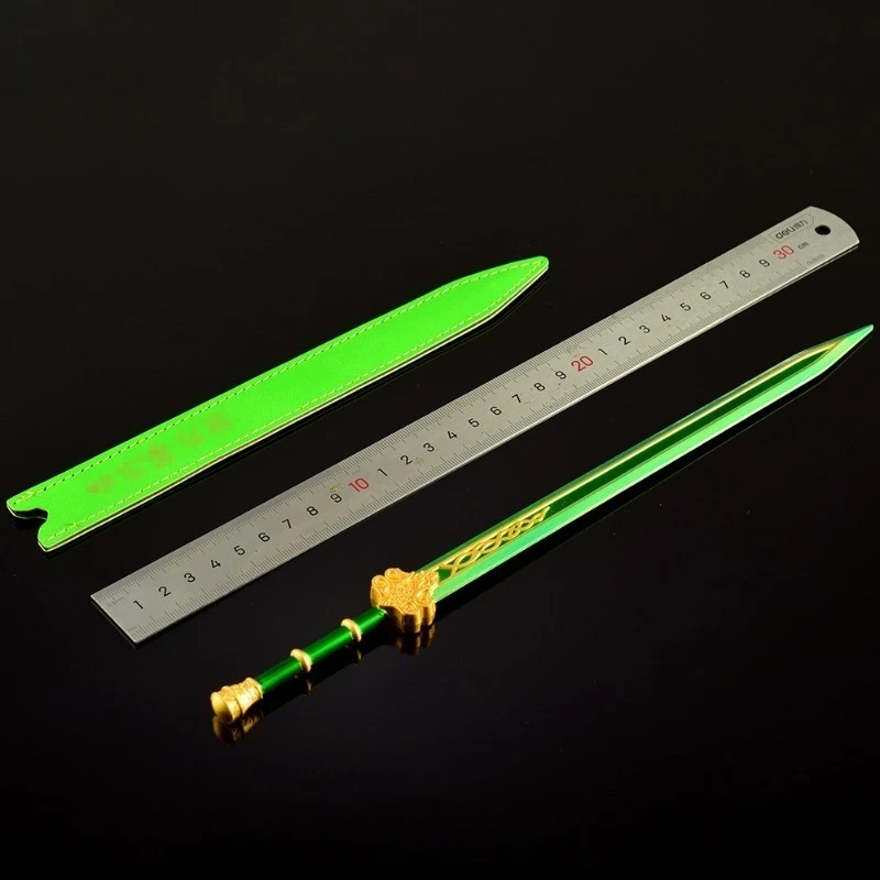 30 cm/11,81 pulgadas Un registro de un viaje mortal al inmortalidad Película y televisión Periférico Hanli Qingzhu Fengyun Espada Metal Boy