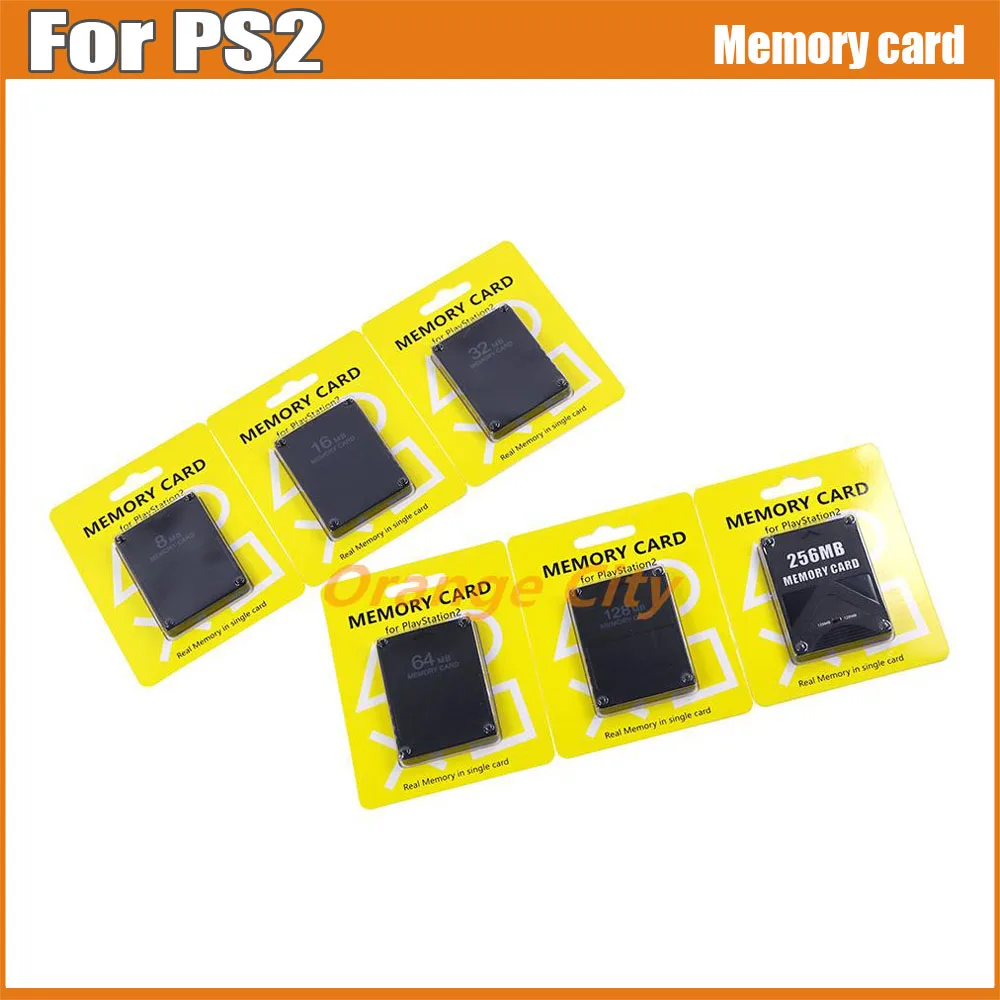 20PCS Memory Card 8M /16M /32M /64M /128M /256M Save Game Data Stick Module For Sony PlayStation 2 PS2 Extended Card