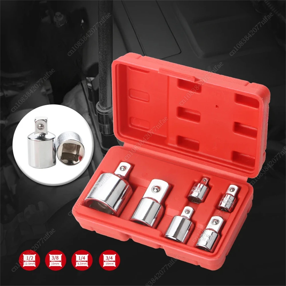 

Socket Convertor Adaptor Reducer Set 1/2 to 3/8 3/8 to 1/4 3/4 to 1/2 Impact Socket Adaptor for Car Bicycle Garage Repair Tool