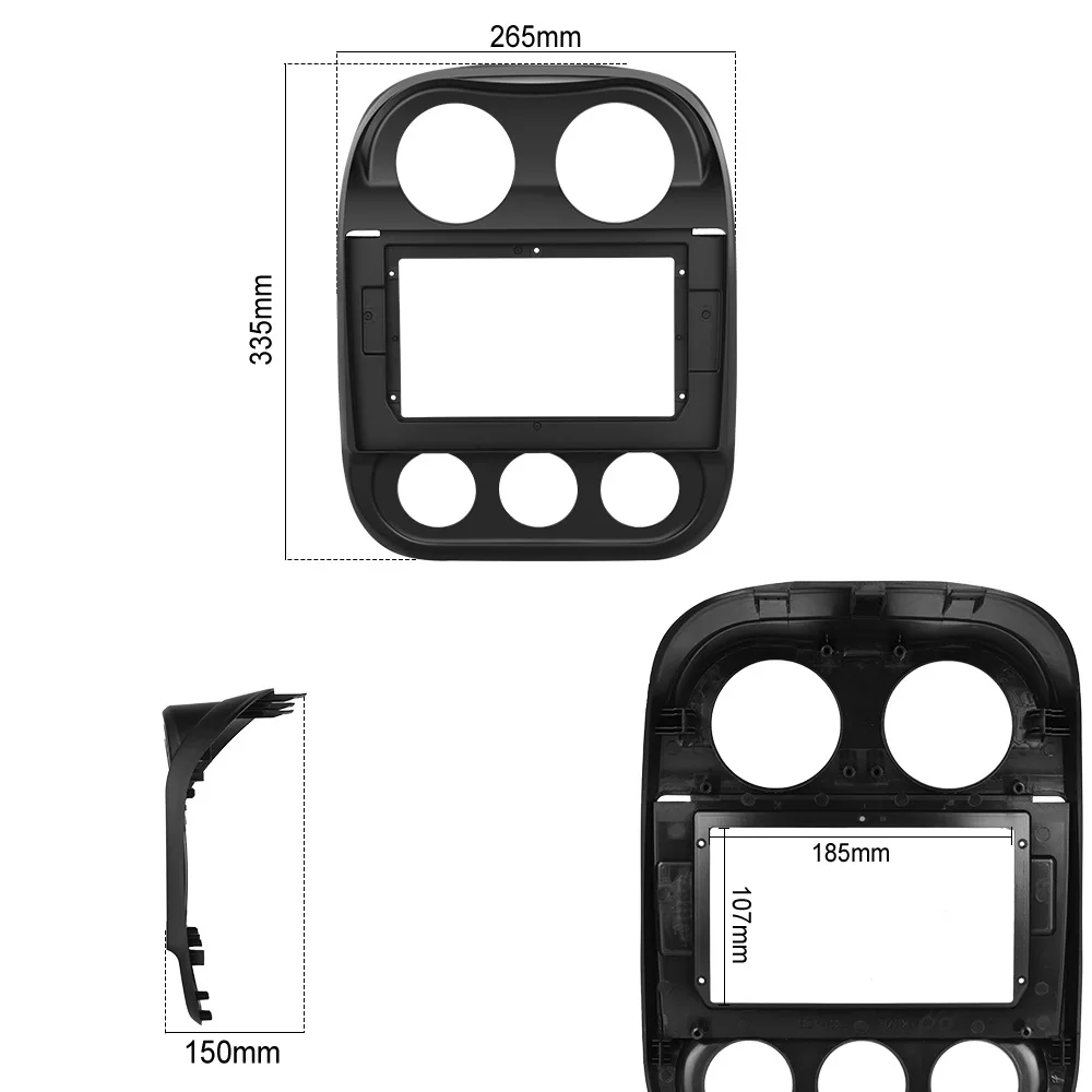 Para jeep compass 1 mk 2009-2015 android 14 carro raido estéreo multimídia vídeo 4g wifi player sem fio bt carplay tela de toque